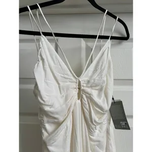 White strappy dress thumbnail 3