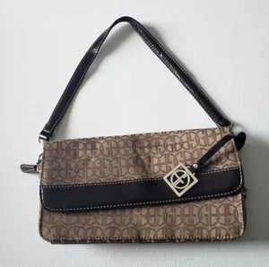 Gianni Bini Purse - Brown & Tan Bag / Handbag / Purse / Shoulder Bag thumbnail 1