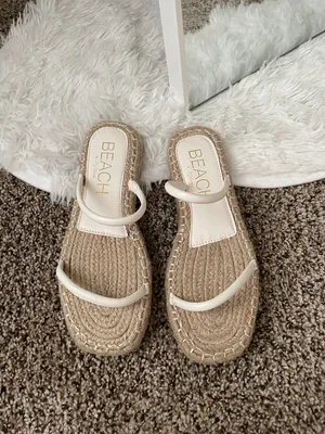 Matisse White Slide Sandals thumbnail 3