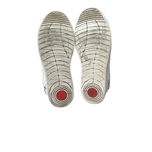 FitFlop‎ Rally Stud Heels Backtab Leather Sneaker Women's 9 White Anatomicush thumbnail 5