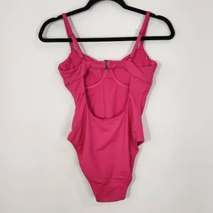 Andie Hot Pink One-Piece Swimsuit NWT Small Pink One Piece Swimwear thumbnail 5