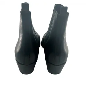 J. Crew black Chelsea boots leather sz‎ 7 thumbnail 3
