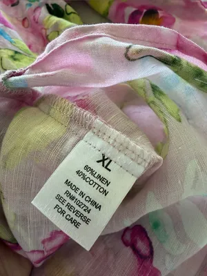 Hester & Orchard Linen Blend Floral Print Top thumbnail 8