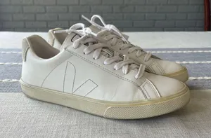 Veja Esplar Leather Sneaker Extra White Women’s Size 6 thumbnail 3