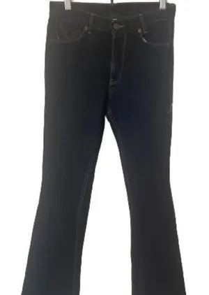 Armani Exchange‎ Jeans Flare High Rise Dark Wash Indigo Retro Denim 2 REG thumbnail 1