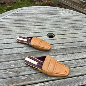 Franco Sarto Tan Brown Leather Duval Mule‎ Womens Slip On Mules Flats Size 7 thumbnail 2