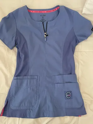 Koi Lite Purple Scrub Top & Pants thumbnail 2