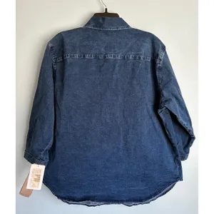 Jones New York Sport Stretch Denim Button Up Top Women's 18W thumbnail 5