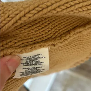 Vintage Jones, New York cable knit cotton two button open front sweater M thumbnail 8
