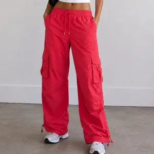 Lululemon XL Dance Studio Relaxed Fit Mid Rise Cargo Pants Glaze Pink Stretch thumbnail 2
