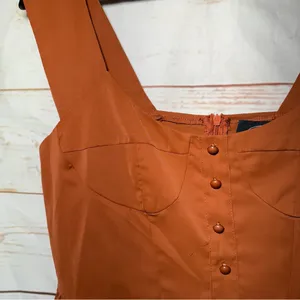 Cider • Mini Dress • Brown/Orange • Medium • Tiered thumbnail 4