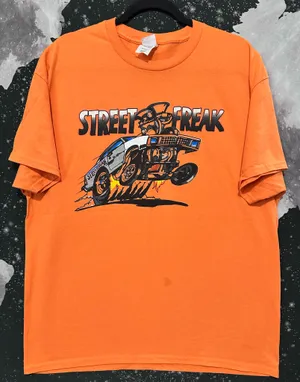 Street Freak Hot Rod Racing Cartoon Shirt thumbnail 1
