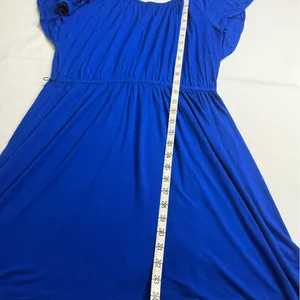 Express Blue Flutter Sleeve‎ Sundress thumbnail 4