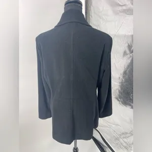 Sonoma Wool Coat Pea Coat Double Breasted Jacket Classic‎ Black L thumbnail 4