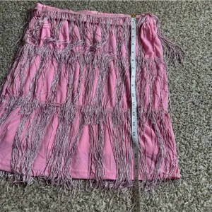MANER Fringe Skirt Stretchy Sparkly Tassel Mini Skirt Pink Pony Club Swiftie thumbnail 7