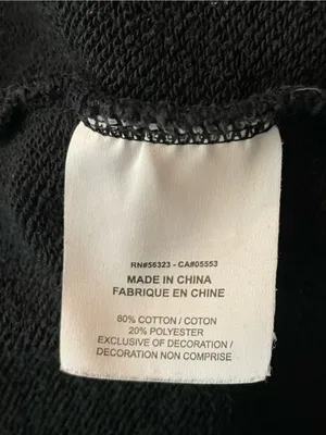 Nike Womens Gothic Logo Crewneck Sweatshirt Medium Black Oversized Streetwear thumbnail 6