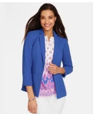 Talbots refined crepe no close blazer thumbnail 8