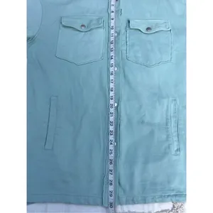 Avec Les Filles Seafoam green French Terry Pigment Dyed Shacket size M‎ BIN R thumbnail 4