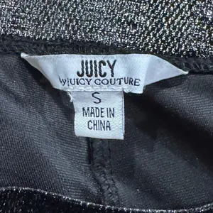 Juicy Couture Black Metallic Sweatpants Joggers Women’s Small thumbnail 2