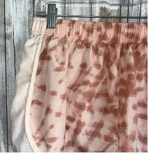 Nike Tempo Dri Fit Printed Spotted Running Orange Athletic Shorts XL thumbnail 5
