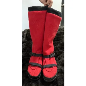 TAIGA Snowdog Polar Fleece Tall Winter Boots Red 40 9.5 thumbnail 2