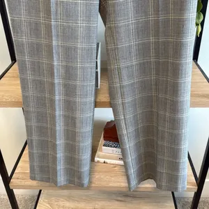 Talbots Plaid High-Rise Straight Leg Woven Career Dress Pant Trouser, 10 thumbnail 3