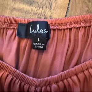 LULUS‎ Satin Ruched Top thumbnail 4