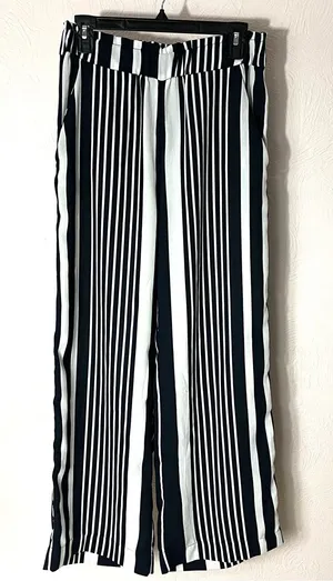 H&M Vertical Stripe Wide-Leg Pants thumbnail 1