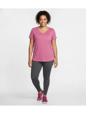 Nike Dri-Fit Pink Heather Athletic T-Shirt Size Small Short Sleeve thumbnail 5