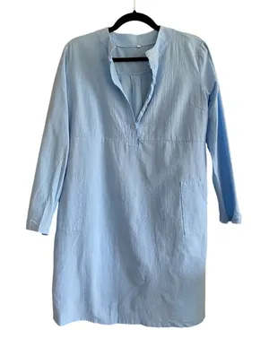 Light Blue Pull Over Tunic Size XXL thumbnail 1