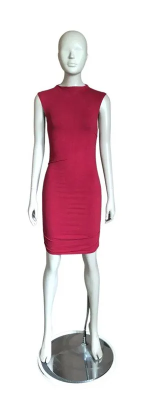 NWT Rumored Red Mock Neck Bodycon Dress thumbnail 1