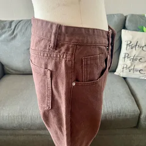 Chocolate Brown Straight Leg Jeans thumbnail 8