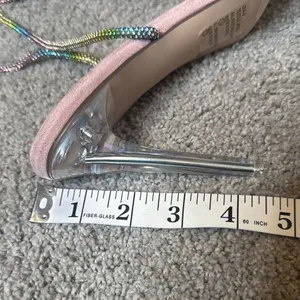 Pink Chase & Chloe Gia Rhinestone Strappy Open Toe Stiletto High Heel Size 9 NEW thumbnail 8