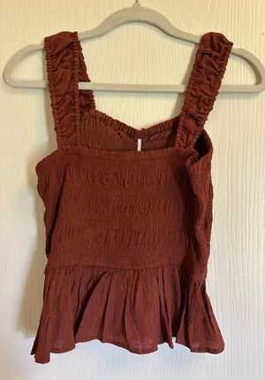 Mittoshop Rust color tank top thumbnail 1