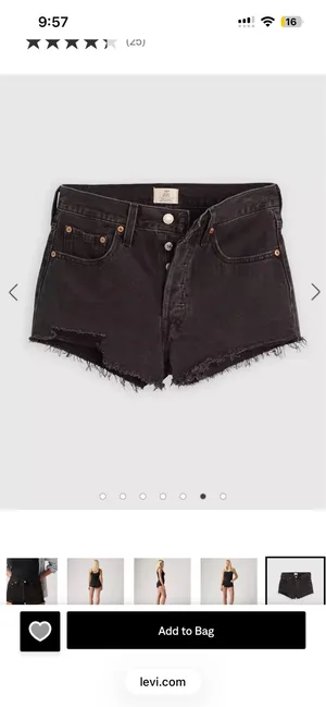 Levi’s 501 jean shorts  thumbnail 4