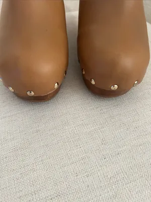 BEEK Woodpecker Shearling Clog, Saddle, Size 11, NEW NWT no box thumbnail 9