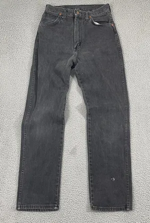 Wrangler 13MBKG Jeans Juniors 9 Black Stretch High Waisted Western Cowgirl Rodeo thumbnail 1