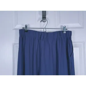 Halara Breezeful High Rise Wide Leg Palazzo Pants Size Large Tall Blue Career thumbnail 6