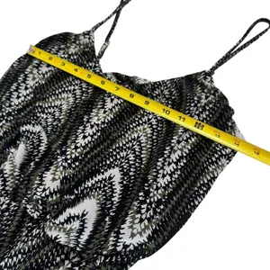 Y2K Seductions by Sirens Geometric‎ Print Maxi Dress Coastal Travel Resort XS thumbnail 10