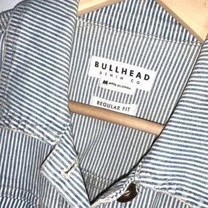 Bullhead denim vest stripes, western/cowboy/rodeo M thumbnail 5