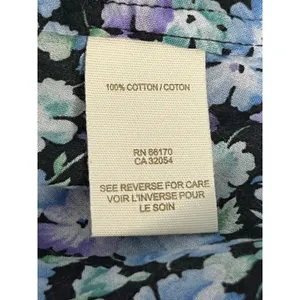 Free People Tank Top Size Small Blue Floral Babydoll Beachy Coastal Summer thumbnail 8