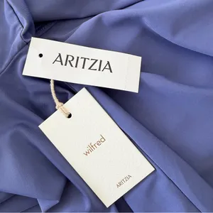 Wilfred Aritzia Lavinia Off-The-Shoulder Top Blue Size S NWT thumbnail 7