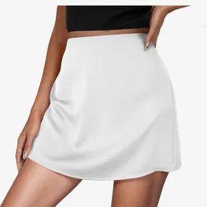 Amazon American Trends Satin Mini Skirt thumbnail 4