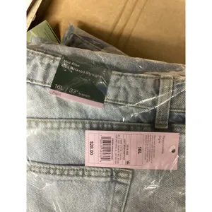 Wild Fable Womens 90s Relaxed Straight Jeans Light Wash Distressed 16L 33 Inseam thumbnail 4