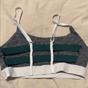 Women's Heather Gray Sports Bra thumbnail 2