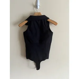Shapellx Women's Sleeveless Collared Black XL XXL Thong Slimming Bodysuit‎ thumbnail 3
