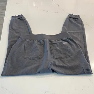 Figs High Waisted Zamora Jogger Scrub Pants Graphite size XL Tall‎ thumbnail 4