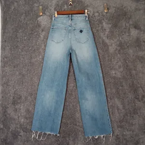 Abrand A 94" High & Wide Busted Knees Streatwear Skater Raw Hem Womens 23 thumbnail 5