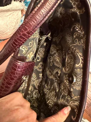 👨‍🌾👨‍🌾👨‍🌾BOGOHO👨‍🌾👨‍🌾👨‍🌾Brighton Straw Shoulder Bag with Dark Brown Leather Trim thumbnail 11