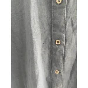 James Perse Standard Shirt Dress Womens 1 Blue Linen Minimalist‎ Capsule Classic thumbnail 5